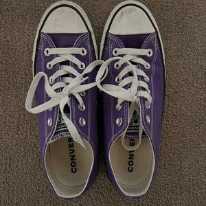 Converse Purple Canvas Sneakers